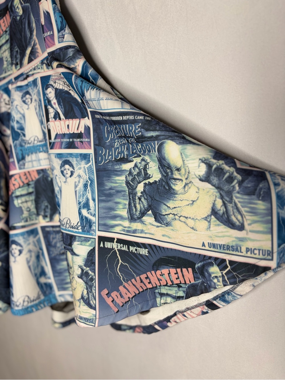 Women's Extra-Small Dolls Kill Universal Monsters Halloween Halter Dress - Picture 6 of 15